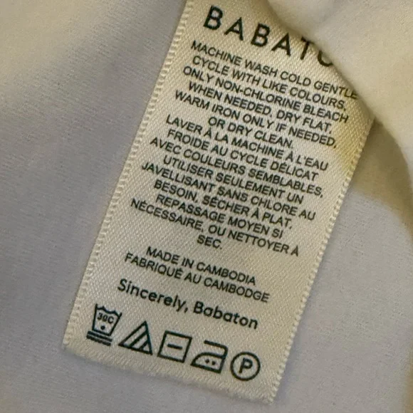 Babaton Pegasus White T-Shirt - Picture 4 of 5